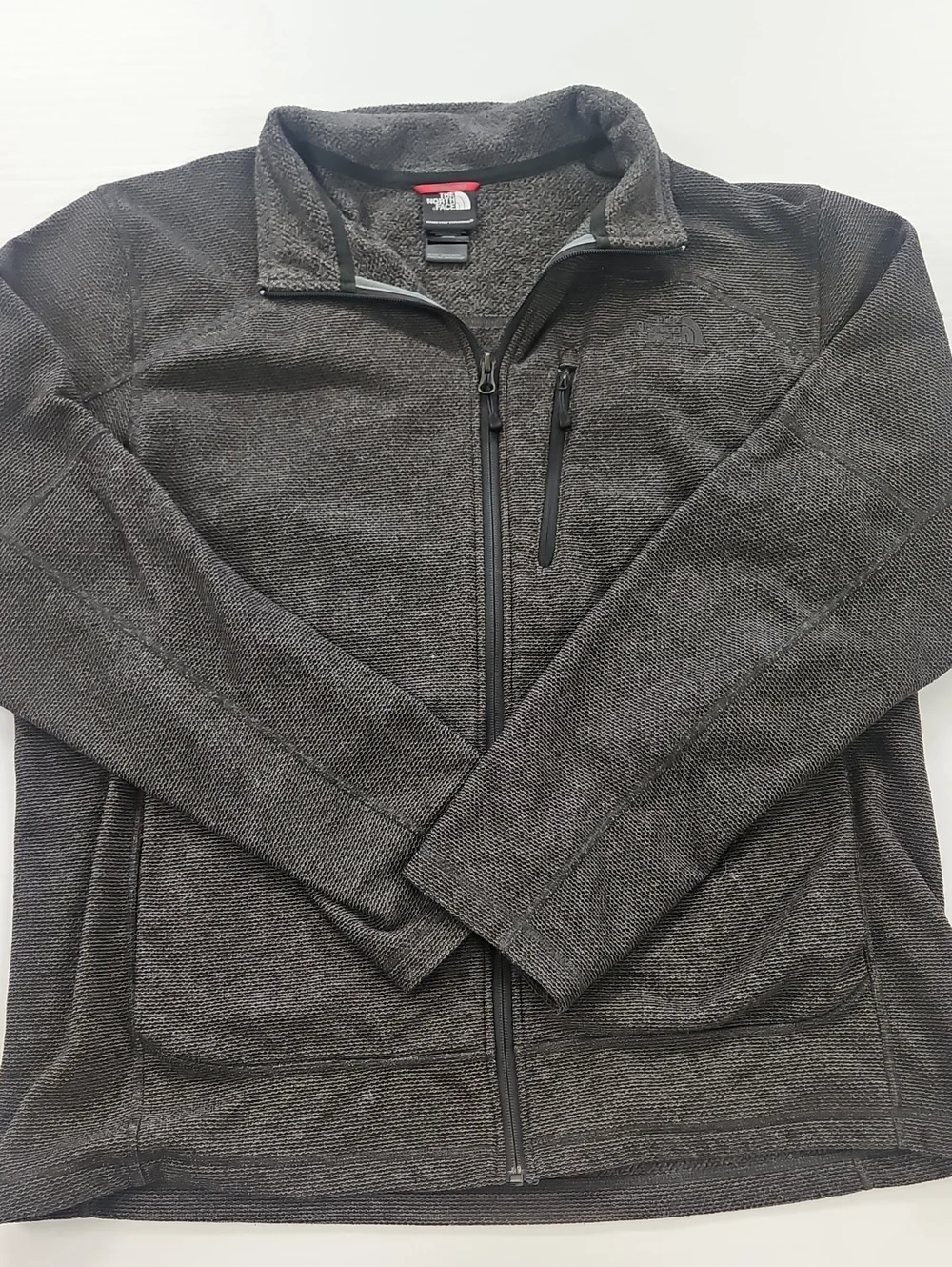 The North Face Men's Charcoal Full-Zip Sweater Jacket